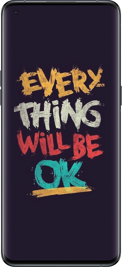 Силиконовый чехол Все будет хорошо для Oppo Find X5 Pro - 4068u-2603 изображение 