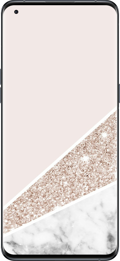 Силиконовый чехол Пастельный мрамор для Oppo Find X5 Pro - 4342u-2603 изображение 