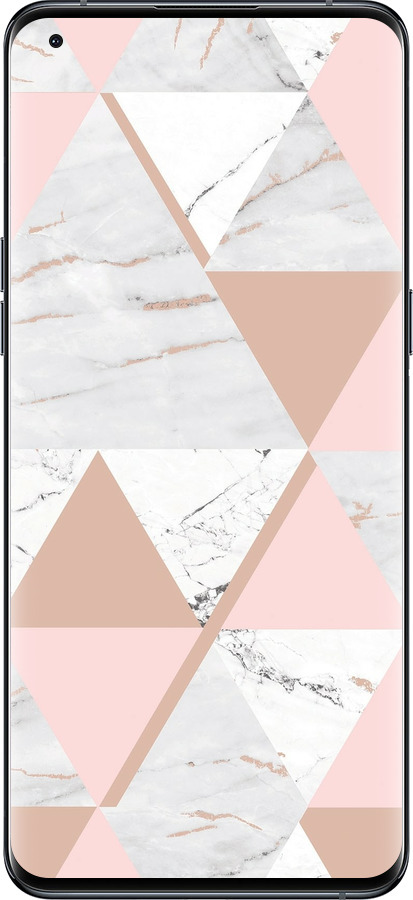 Силиконовый чехол Мраморная симметрия для Oppo Find X5 Pro - 4344u-2603 изображение 