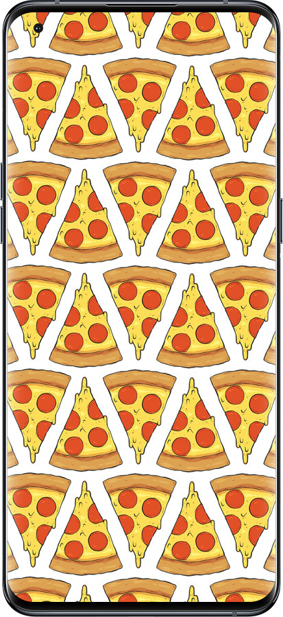 Силиконовый чехол Пицца для Oppo Find X5 Pro - 4408u-2603 изображение 