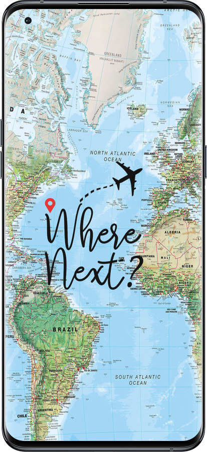 Силиконовый чехол Путешествие для Oppo Find X5 Pro - 4503u-2603 изображение 