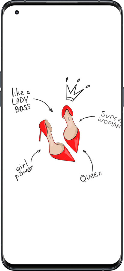 Силиконовый чехол Женщина для Oppo Find X5 Pro - 4599u-2603 изображение 