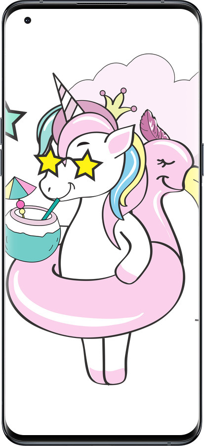 Силиконовый чехол Crown Unicorn для Oppo Find X5 Pro - 4660u-2603 изображение 