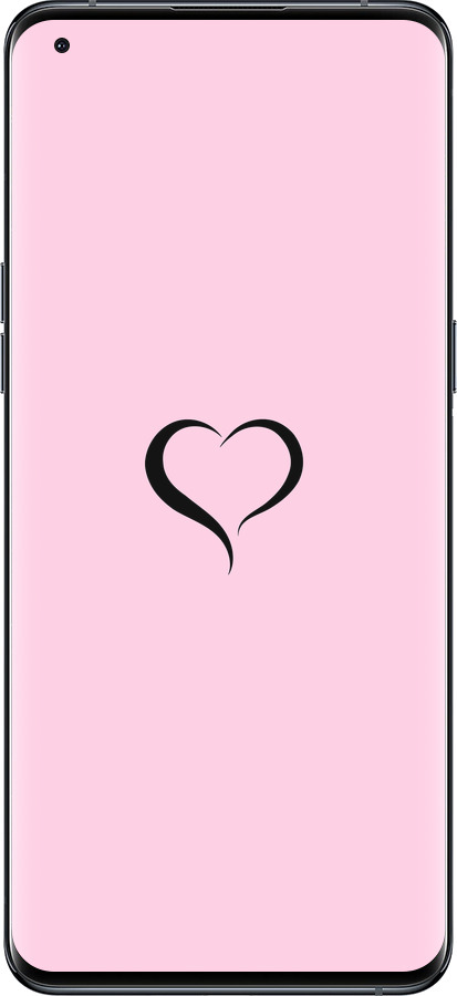 Силиконовый чехол Сердце 1 для Oppo Find X5 Pro - 4730u-2603 изображение 