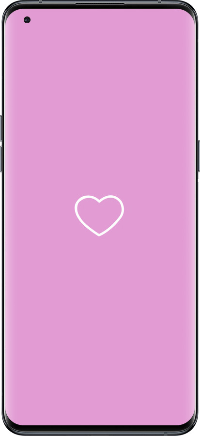 Силіконовий чехол Серце 2 для Oppo Find X5 Pro - 4863u-2603 изображение 