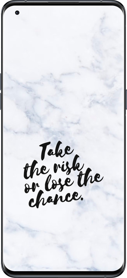 Силиконовый чехол Рискнуть или потерять шанс для Oppo Find X5 Pro - 4866u-2603 изображение 