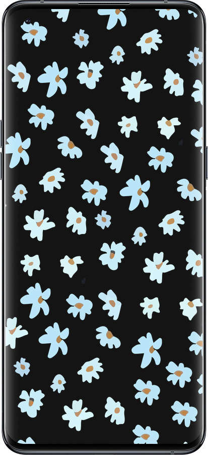 Силиконовый чехол Цветочный для Oppo Find X5 Pro - 4900u-2603 изображение 