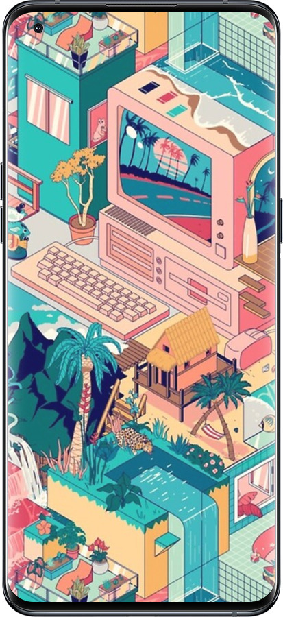 Силиконовый чехол № 5393 для Oppo Find X5 Pro - 5393u-2603 изображение 