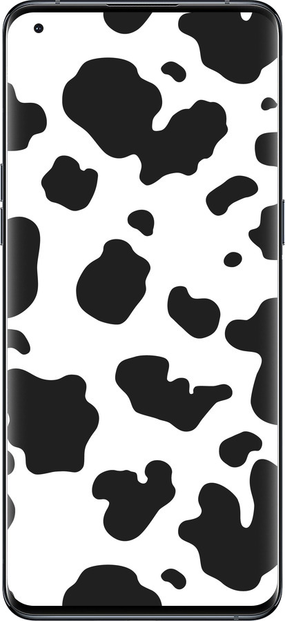 Силиконовый чехол Шкура коровы для Oppo Find X5 Pro - 5576u-2603 изображение 