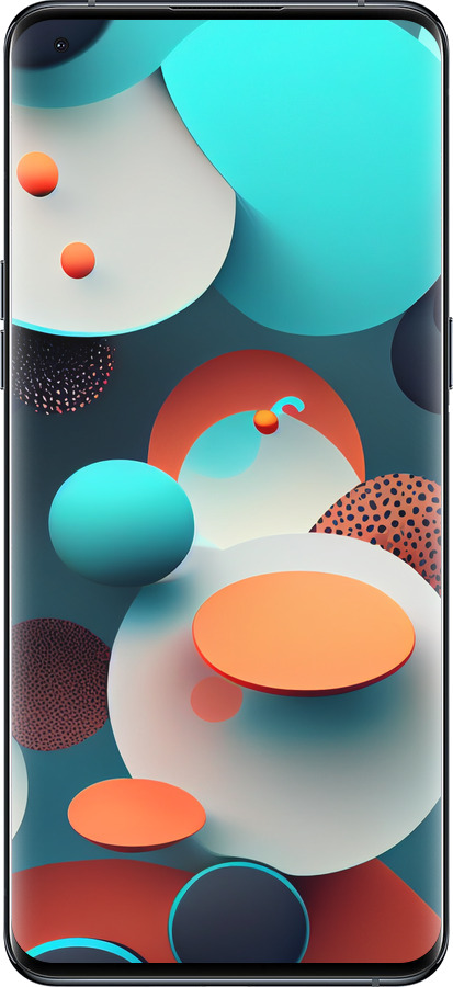 Силиконовый чехол Горошек абстракция для Oppo Find X5 Pro - 5608u-2603 изображение 