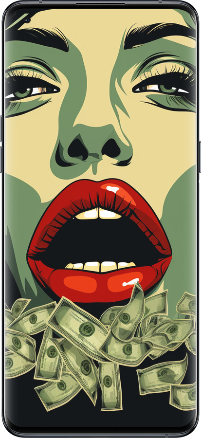 Силиконовый чехол Big money 2 для Oppo Find X5 Pro - 5668u-2603 изображение 