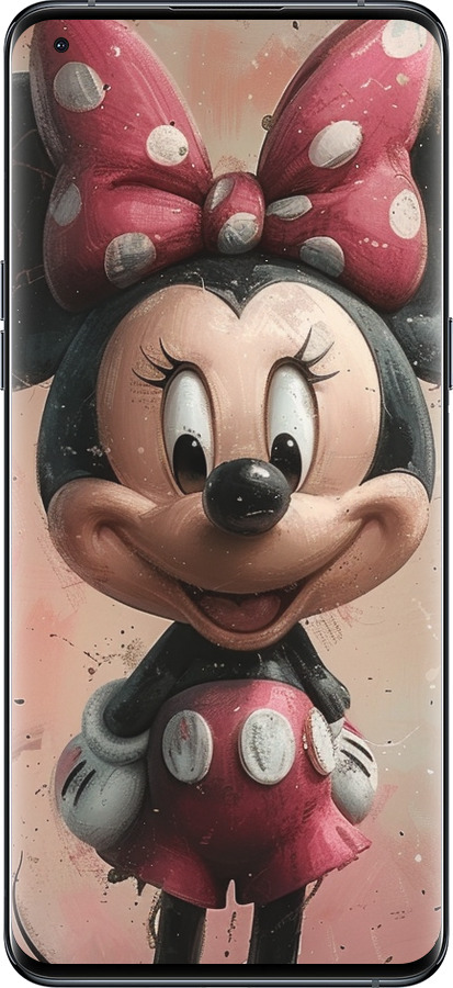 Силиконовый чехол Minnie Mouse для Oppo Find X5 Pro - 6054u-2603 изображение 