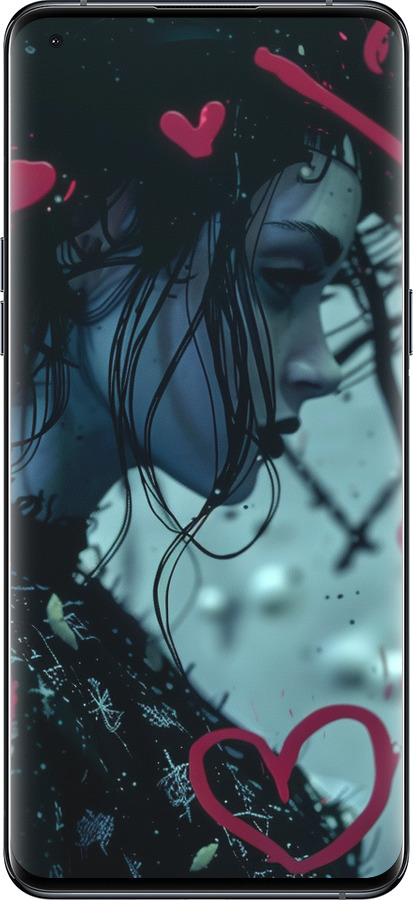 Силиконовый чехол XO Love v2 для Oppo Find X5 Pro - 6057u-2603 изображение 