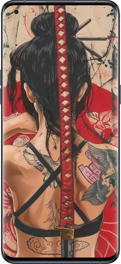 Силиконовый чехол Тайна катаны для Oppo Find X5 Pro - 6074u-2603 изображение 