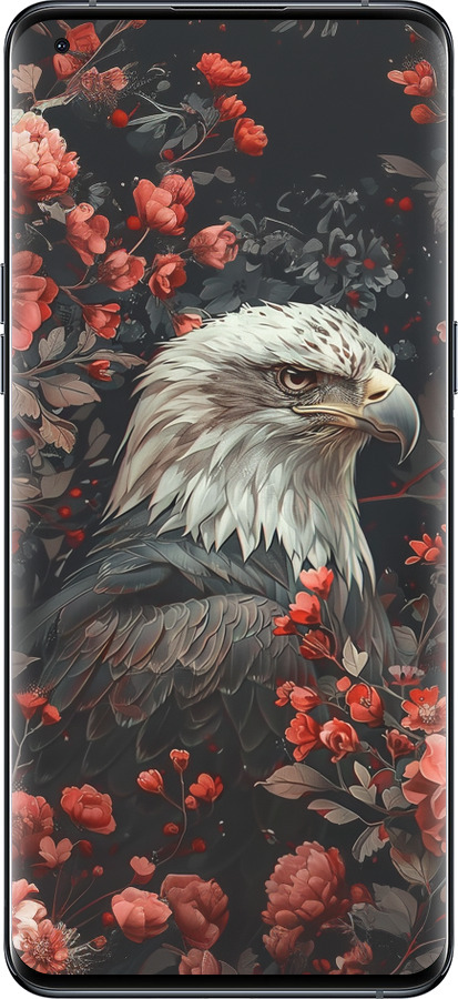 Силиконовый чехол Цветочный страж для Oppo Find X5 Pro - 6102u-2603 изображение 