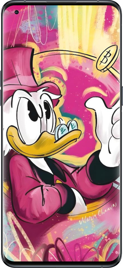 Силиконовый чехол Скрудж для Oppo Find X5 Pro - 6283u-2603 изображение 