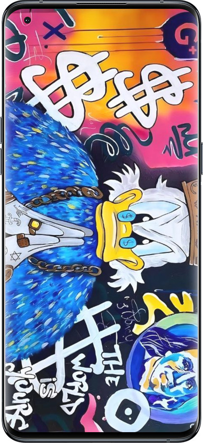 Силиконовый чехол Скрудж 2 для Oppo Find X5 Pro - 6285u-2603 изображение 