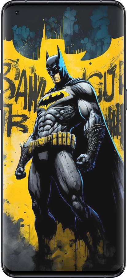 Силиконовый чехол Бетмен для Oppo Find X5 Pro - 6290u-2603 изображение 