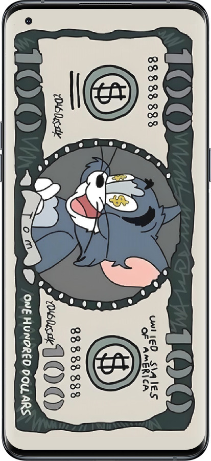 Силиконовый чехол Том и джерри для Oppo Find X5 Pro - 6291u-2603 изображение 