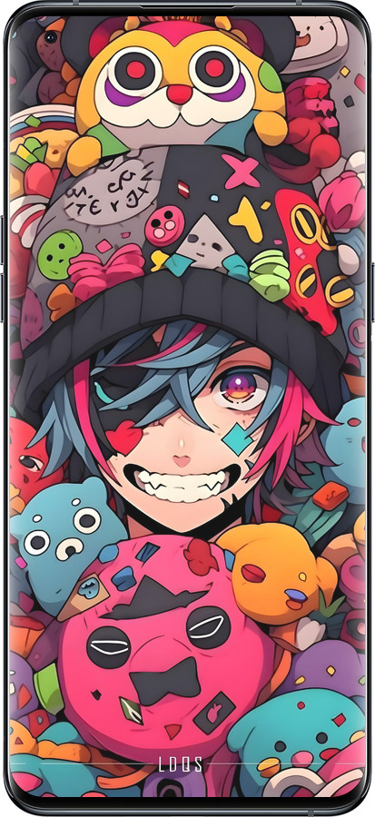 Силіконовий чехол Аніме хлопець для Oppo Find X5 Pro - 6317u-2603 изображение 