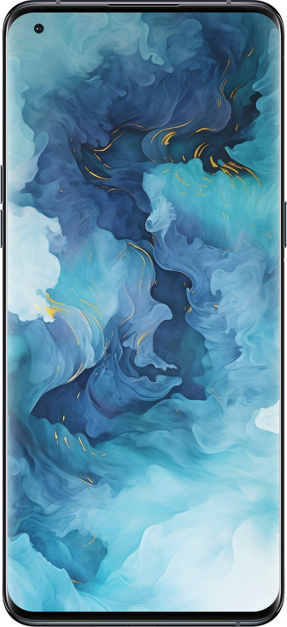 Силиконовый чехол Акварель для Oppo Find X5 Pro - 6320u-2603 изображение 