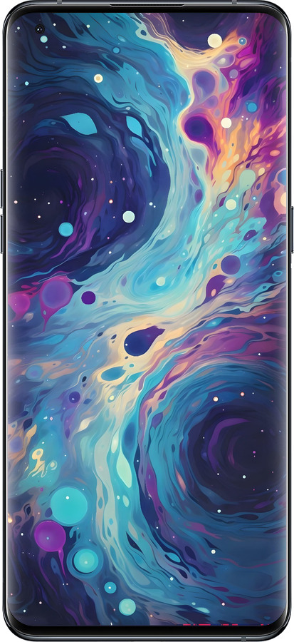 Силиконовый чехол Арт акварель для Oppo Find X5 Pro - 6329u-2603 изображение 