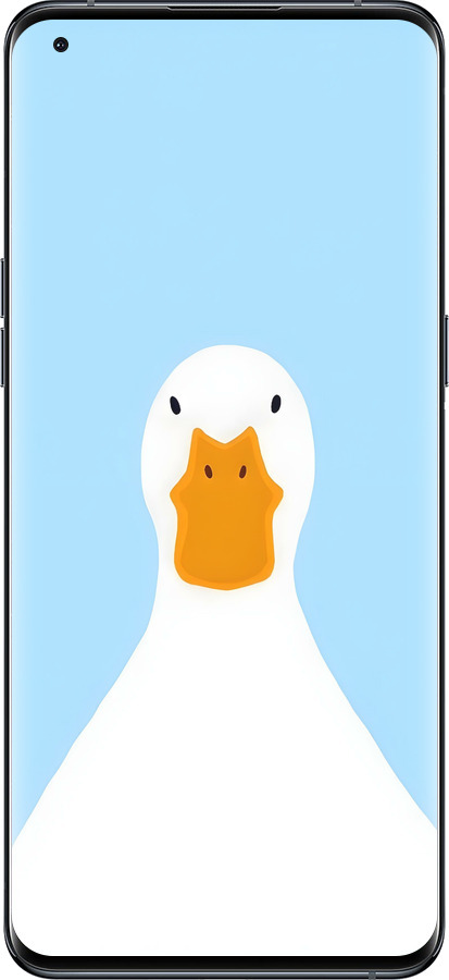 Силиконовый чехол Гусь для Oppo Find X5 Pro - 6350u-2603 изображение 