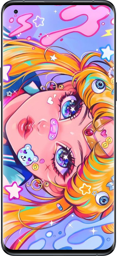 Силиконовый чехол Сейлор Мун 4 для Oppo Find X5 Pro - 6353u-2603 изображение 