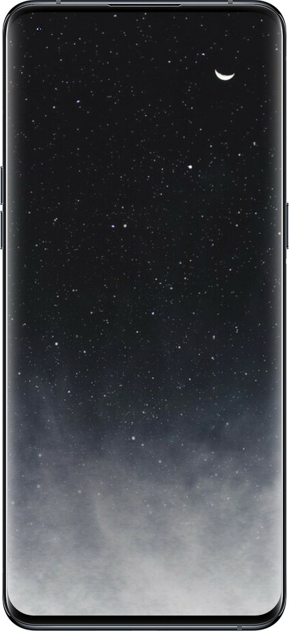 Силиконовый чехол Сині хмари, Синій місяць для Oppo Find X5 Pro - 6396u-2603 изображение 