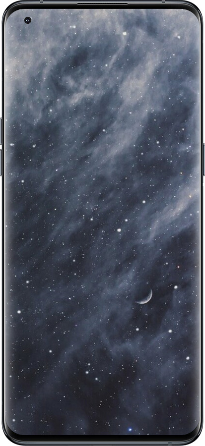 Силиконовый чехол Голубые облака, Голубая луна для Oppo Find X5 Pro - 6398u-2603 изображение 