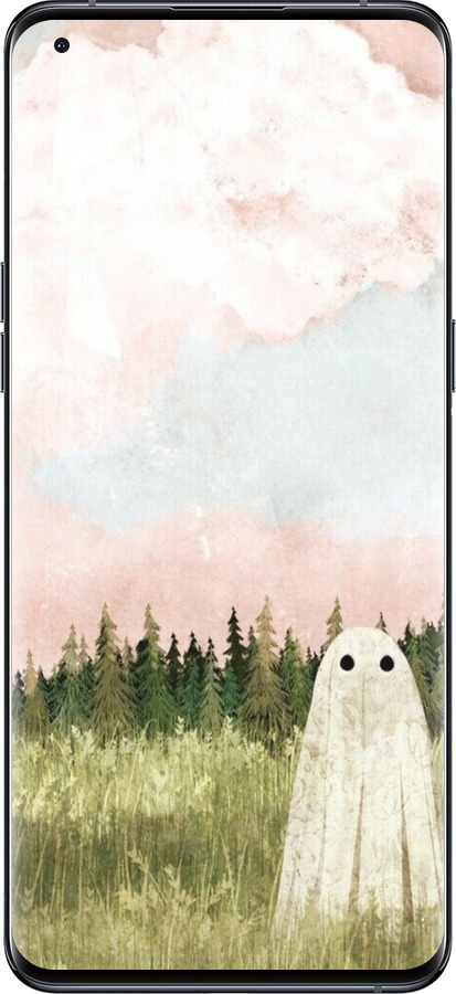 Силиконовый чехол Привидение для Oppo Find X5 Pro - 6401u-2603 изображение 