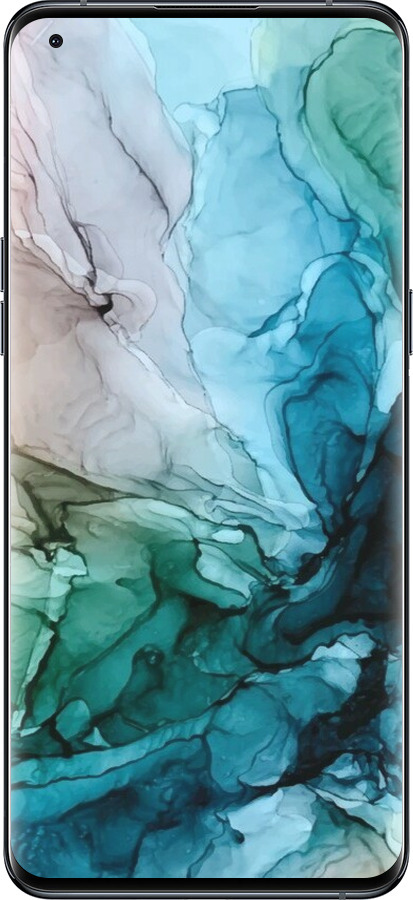 Силиконовый чехол С красочной абстрактной картиной Соленые берега для Oppo Find X5 Pro - 6405u-2603 изображение 