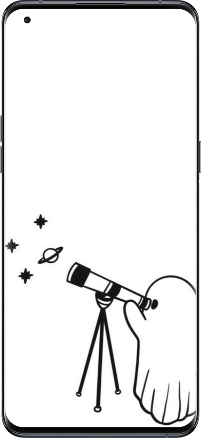 Силиконовый чехол Привидение астроном для Oppo Find X5 Pro - 6444u-2603 изображение 