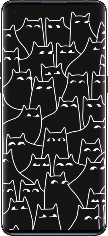 Силиконовый чехол С изображением кошек для Oppo Find X5 Pro - 6470u-2603 изображение 