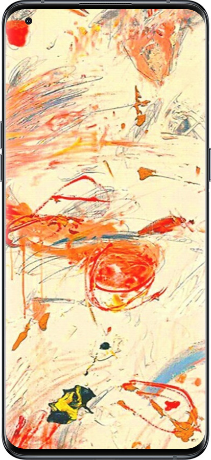 Силіконовий чехол Динамічна картина з хаотичними мазками для Oppo Find X5 Pro - 6540u-2603 изображение 