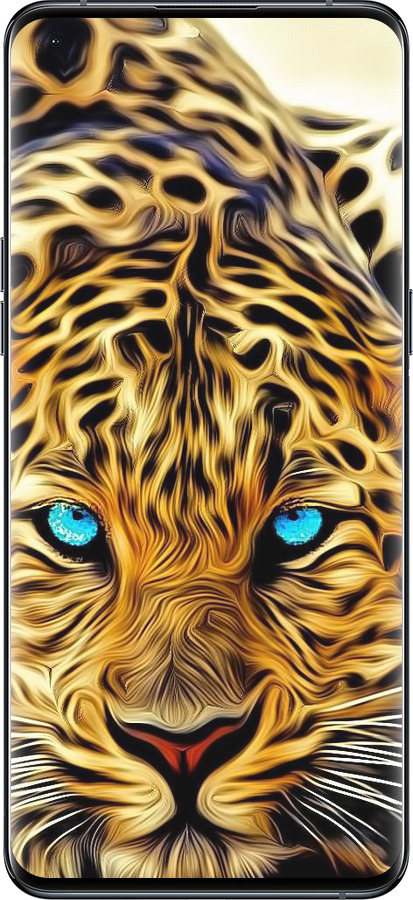 Силиконовый чехол Леопард для Oppo Find X5 Pro - 6611u-2603 изображение 