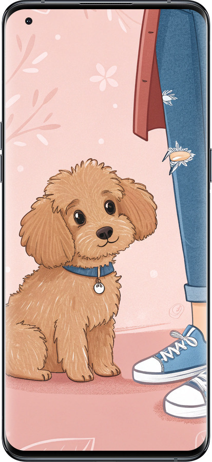 Силиконовый чехол Мальтипу 3 для Oppo Find X5 Pro - 6706u-2603 изображение 