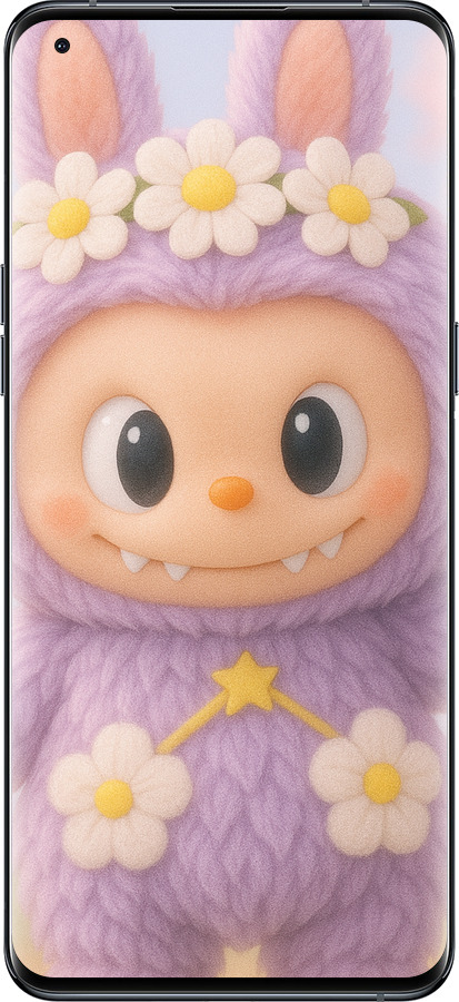 Силиконовый чехол Лабубу 1 для Oppo Find X5 Pro - 6709u-2603 изображение 