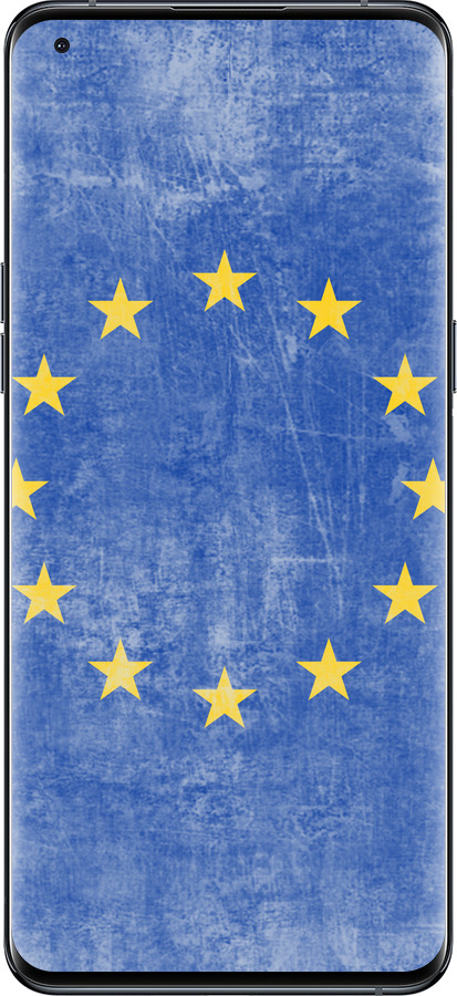 Силиконовый чехол Евросоюз 4 для Oppo Find X5 Pro - 765u-2603 изображение 