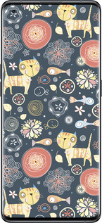 Силиконовый чехол Котята v4 для Oppo Find X5 - 1224u-2602 изображение 