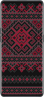 Силиконовый чехол Вышиванка 52 для Oppo Find X5 - 1763u-2602 изображение 