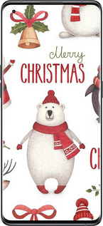 Силиконовый чехол Merry Christmas для Oppo Find X5 - 4106u-2602 изображение 