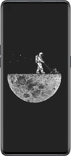 Силиконовый чехол Moon in dark для Oppo Find X5 - 4176u-2602 изображение 