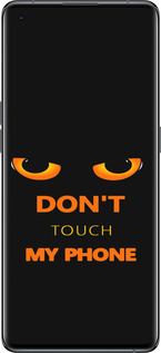 Силиконовый чехол Don't touch the phone для Oppo Find X5 - 4261u-2602 изображение 