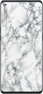 Силиконовый чехол Мрамор белый для Oppo Find X5 - 4480u-2602 изображение 