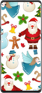 Силиконовый чехол Новогодний 1 для Oppo Find X5 - 4614u-2602 изображение 