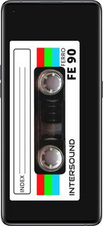 Силиконовый чехол Кассета с90 для Oppo Find X5 - 4894u-2602 изображение 