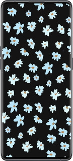 Силиконовый чехол Цветочный для Oppo Find X5 - 4900u-2602 изображение 