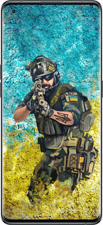 Силиконовый чехол Воин ЗСУ для Oppo Find X5 - 5311u-2602 изображение 