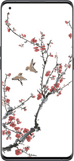 Силіконовий чехол Сакура v2 для Oppo Find X5 - 5538u-2602 изображение 